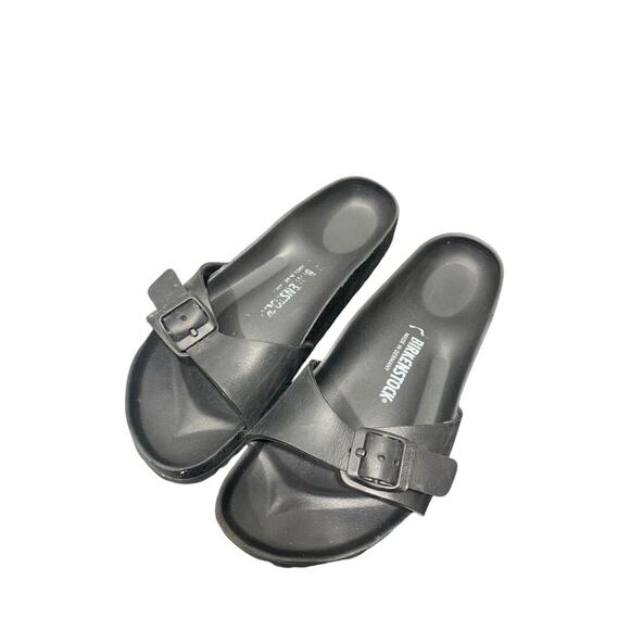 Birkenstock Madrid Essentials EVA Slide Sandal - Black Size 38 L7 M5 NARROW - Picture 1 of 8